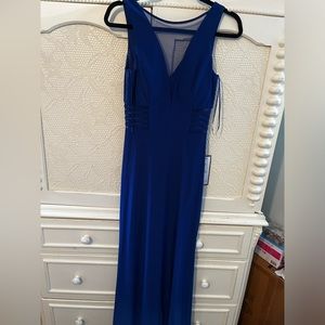 Blue prom dress